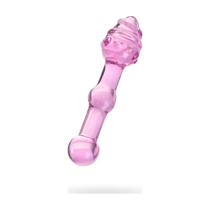 Sexus Glass Dildo Pink 17cm Sexus Glass Dildos