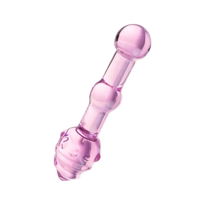 Sexus Glass Dildo Pink 17cm Sexus Glass Dildos
