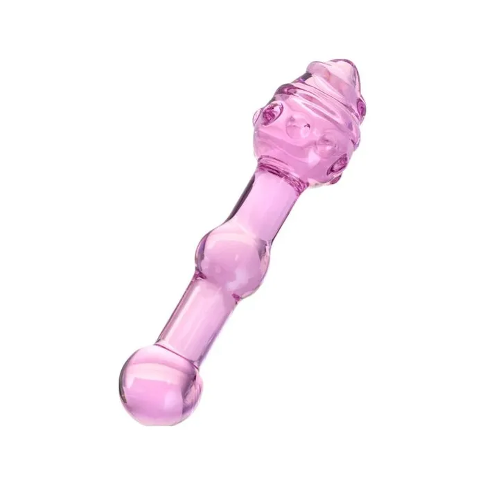 Sexus Glass Dildo Pink 17cm Sexus Glass Dildos
