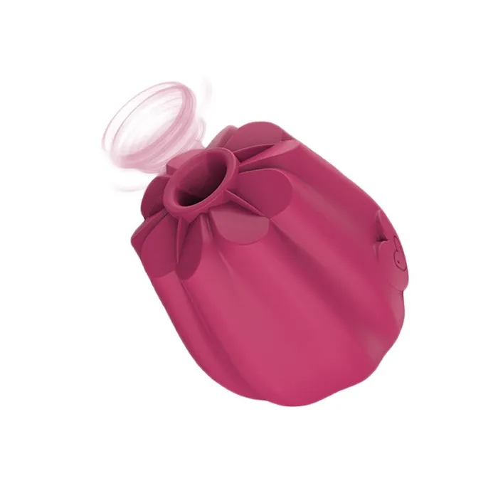 FRISKY BUSINESS SG Vibrators Rosy Passion RoseShaped Vibrating Sucking Vibrator