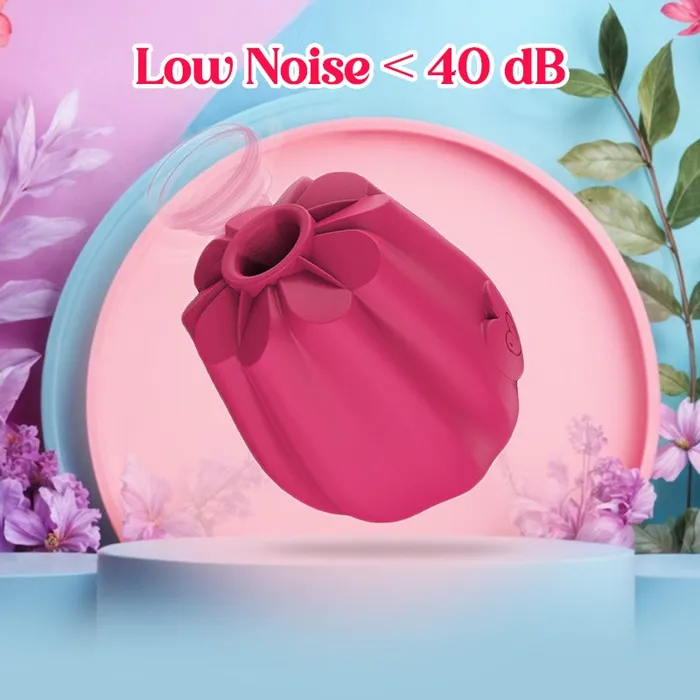 FRISKY BUSINESS SG Vibrators Rosy Passion RoseShaped Vibrating Sucking Vibrator
