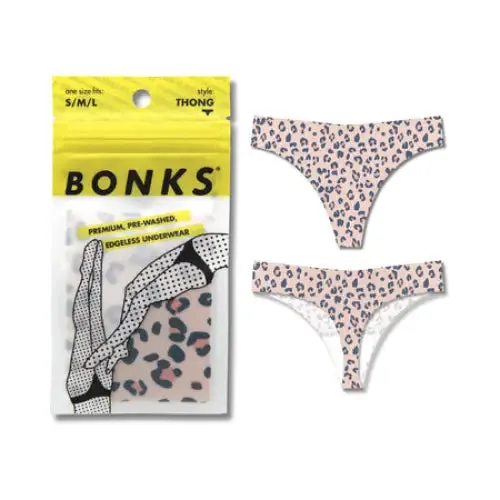 DECALI LLC Bonks Anal Bonks Cats Out Of The Bag Seamless Thong OS