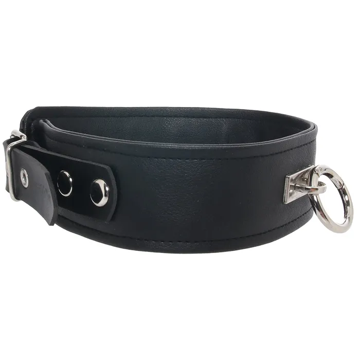 Rouge Restraints Vegan Leather Collar in Black