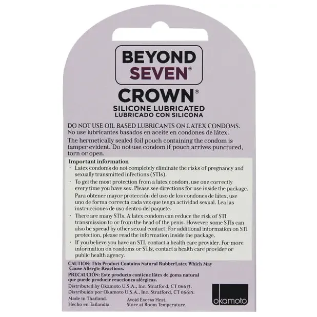 Vibrators Paradise Marketing Crown Lubricated Condoms Vibrators Paradise Marketing Crown Lubricated Condoms