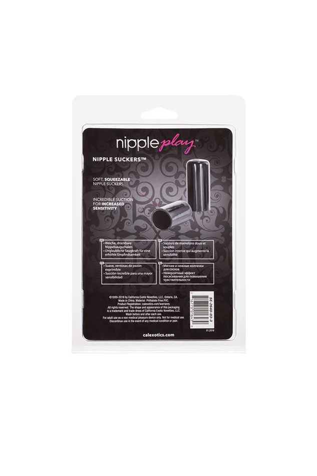 Couples Cal Exotics Nipple Play Nipple Suckers Black Cal Exotics