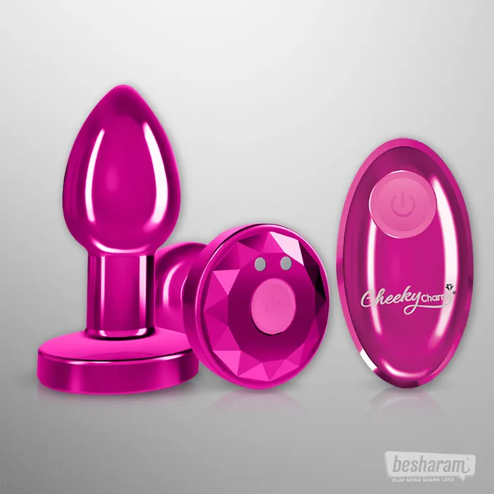 Anal Viben Cheeky Charms Vibrating Metal Butt Plug Viben
