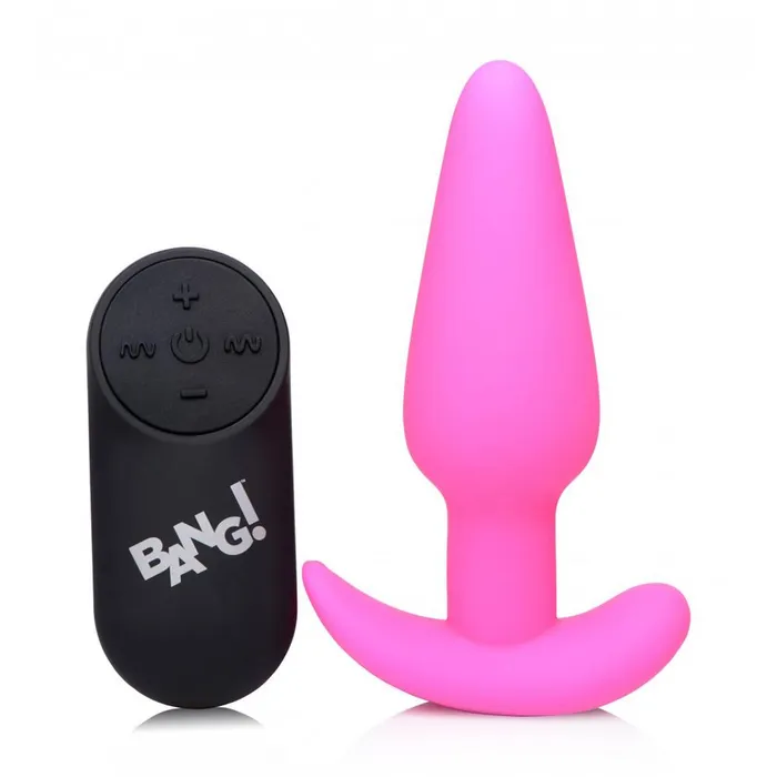 Bang Remote Control 21X Vibrating Silicone Butt Plug Anal