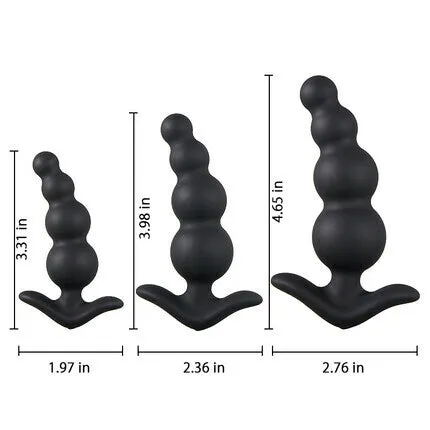 Male Sex Toys AcmeJoy Acmejoy Anal Beads with 4 Balls
