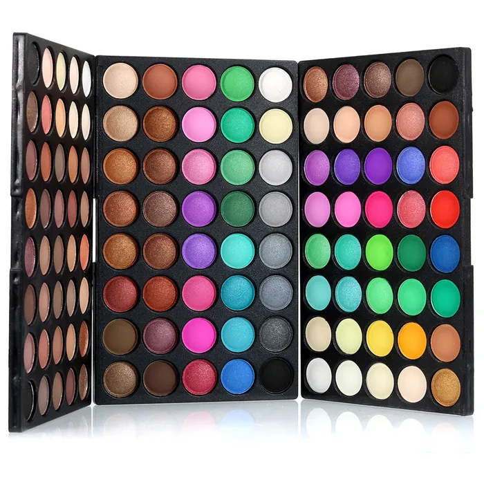 Popfeel Couples PromotionsPopfeel 120 Colors EyeshadowPalette Makeup Kit Set brush Make Up KBeauty MZ003