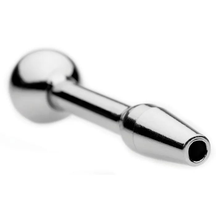 Master Series Male Sex Toys Chasm Stainless Steel CumThru Urethral Insert