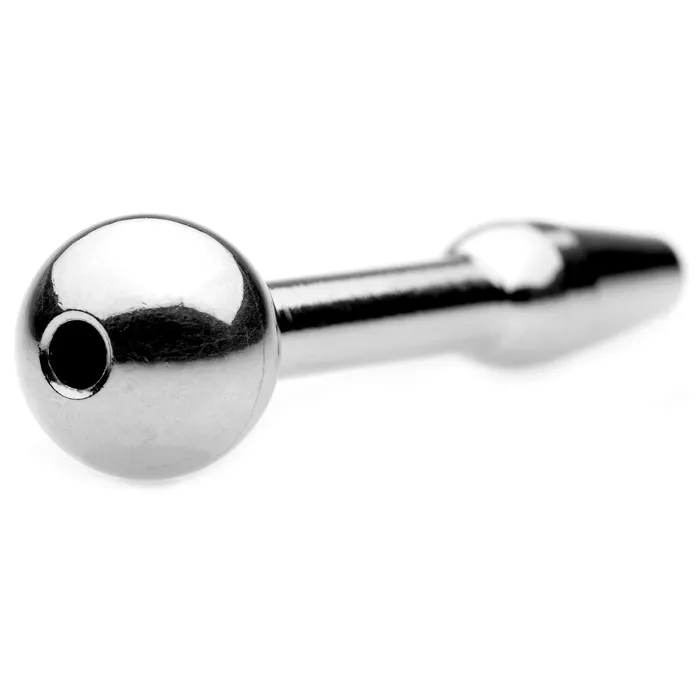 Master Series Male Sex Toys Chasm Stainless Steel CumThru Urethral Insert