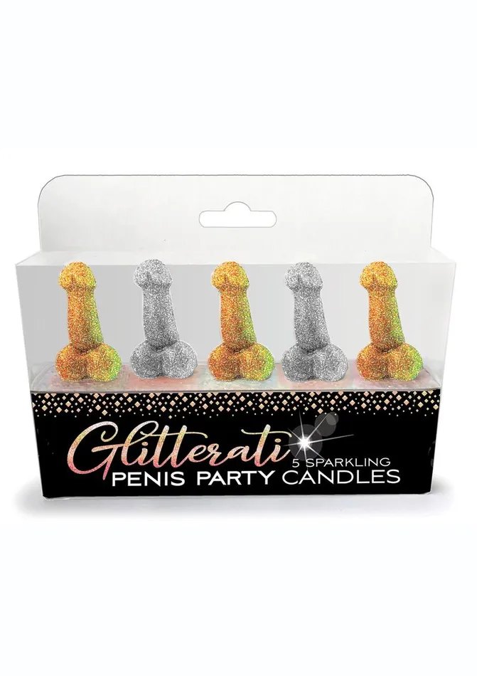 Male Sex Toys Candyprints Party Glitterati Penis Party Candles