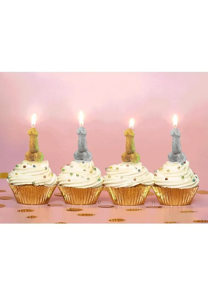 Male Sex Toys Candyprints Party Glitterati Penis Party Candles