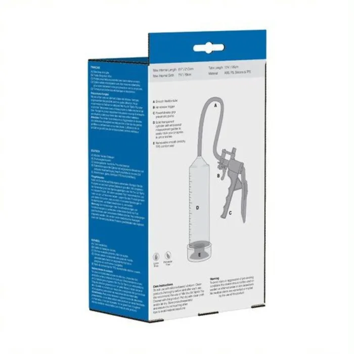 Me You Us Trigger Suction Penis Pump Black Clear Me You Us Male Sex Toys