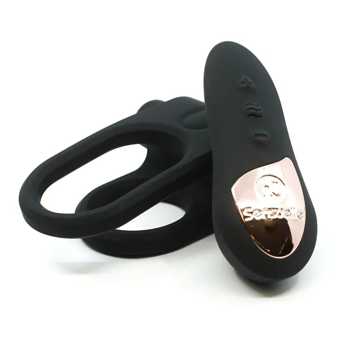 Nu Sensuelle Nu Sensuelle XLR8 Remote Control Silicone Vibrating Cock Ring Black Couples