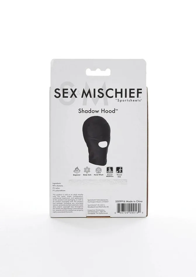Sex and Mischief Shadow Full Hood Sex and Mischief Couples