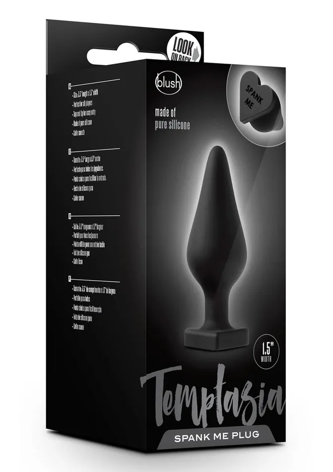 Temptasia Spank Me Silicone Butt Plug Temptasia Anal