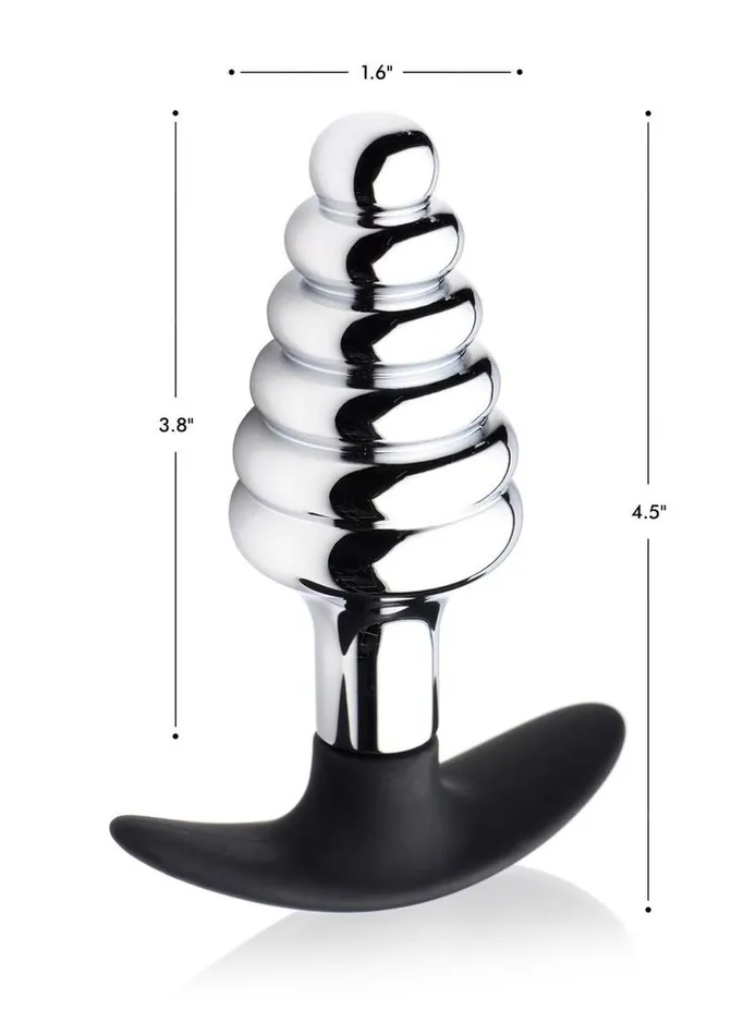 Master Series Male Sex Toys Master Series Dark Hive Metal and Silicone Anal Plug