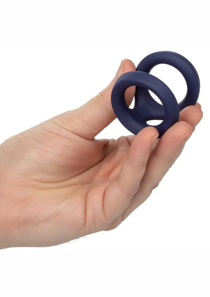 Viceroy Male Sex Toys Viceroy Dual Ring Silicone Cock Ring